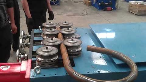 GY60NC Hydraulic Tube Bending Machine for Steel Structure Green House Suzhou Wonsten