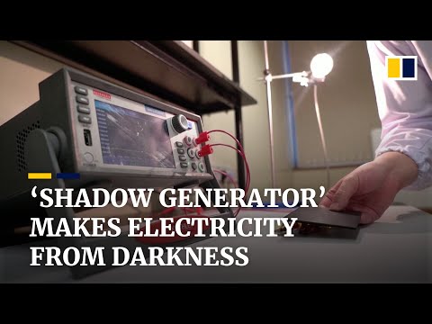 Dark energy: Singapore researchers make a device to generate electricity using shadows