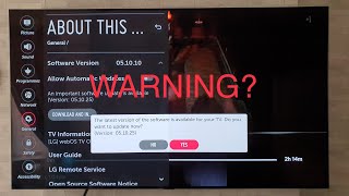 LG B8 Software update 05.10.25, WARNING again?