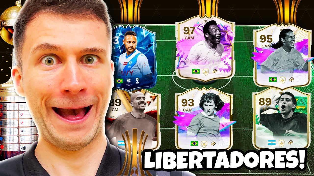 MONTEI UM TIME SÓ COM JOGADORES QUE GANHARAM A LIBERTADORES! EA FC 24 ULTIMATE TEAM