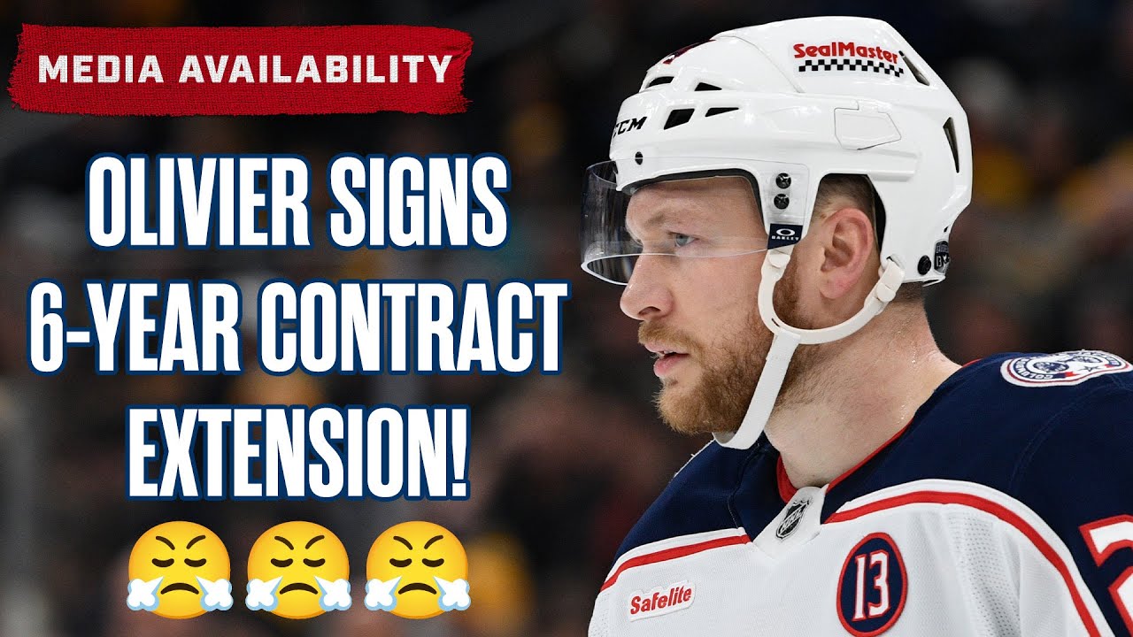 MATHIEU OLIVIER SIGNS 6-YEAR CONTRACT EXTENSION ️ | Media Availability ...