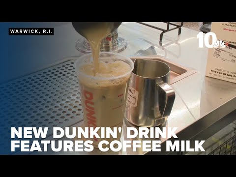 Dunkin' brings a little bit of Rhode Island to the nation with new coffee milk drink
