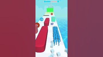 Runner Pusher 3D 🚧🔆🥎 IOS Android Gameplay Levels #2 KAI47 JAU3A