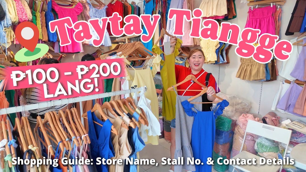₱100 LANG! Ang Sarap Mamili sa Taytay Tiangge, Ang Daming Bago, Bagsak Presyo pa | Guide & Pricing