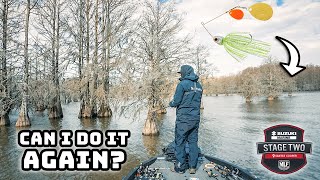 Fishing Spinnerbaits In A Cypress SWAMP? ("Trimmed Up" Santee Cooper - S2E6)