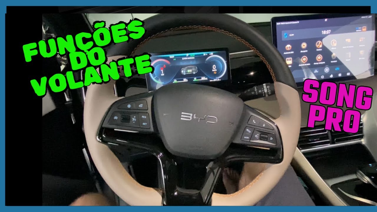 BYD Song Pro — Todas as funções do volante