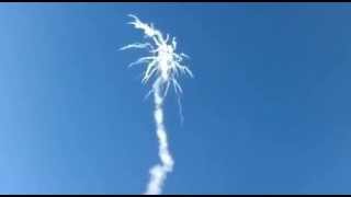 Homemade Rocket Mid Air Explosion