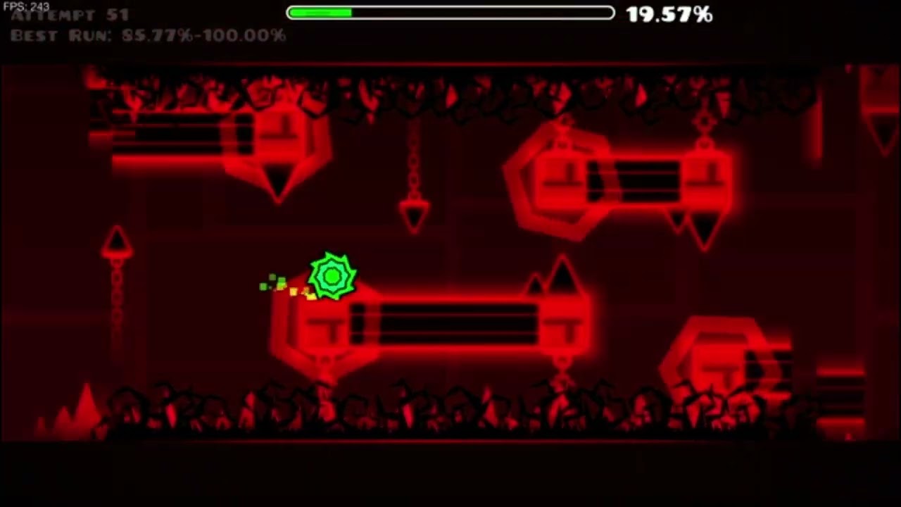 Bloodbath 42% - Best Run Of 1/8/26 - Geometry Dash