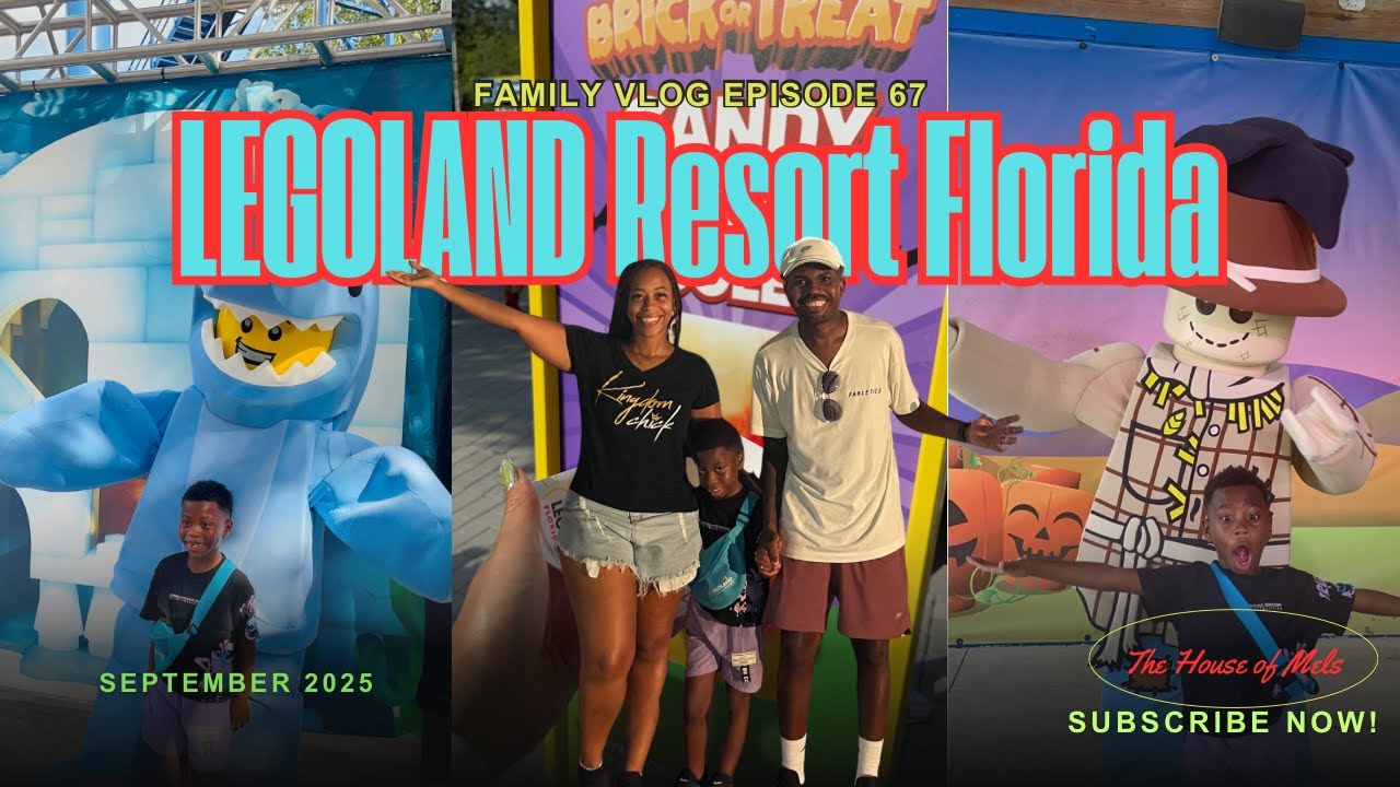 Vlog 67 || 👻 SPOOKY RIDE ALERT! 🎢 Legoland Brick or Treat is BACK! (New Roller Coaster Revealed!)