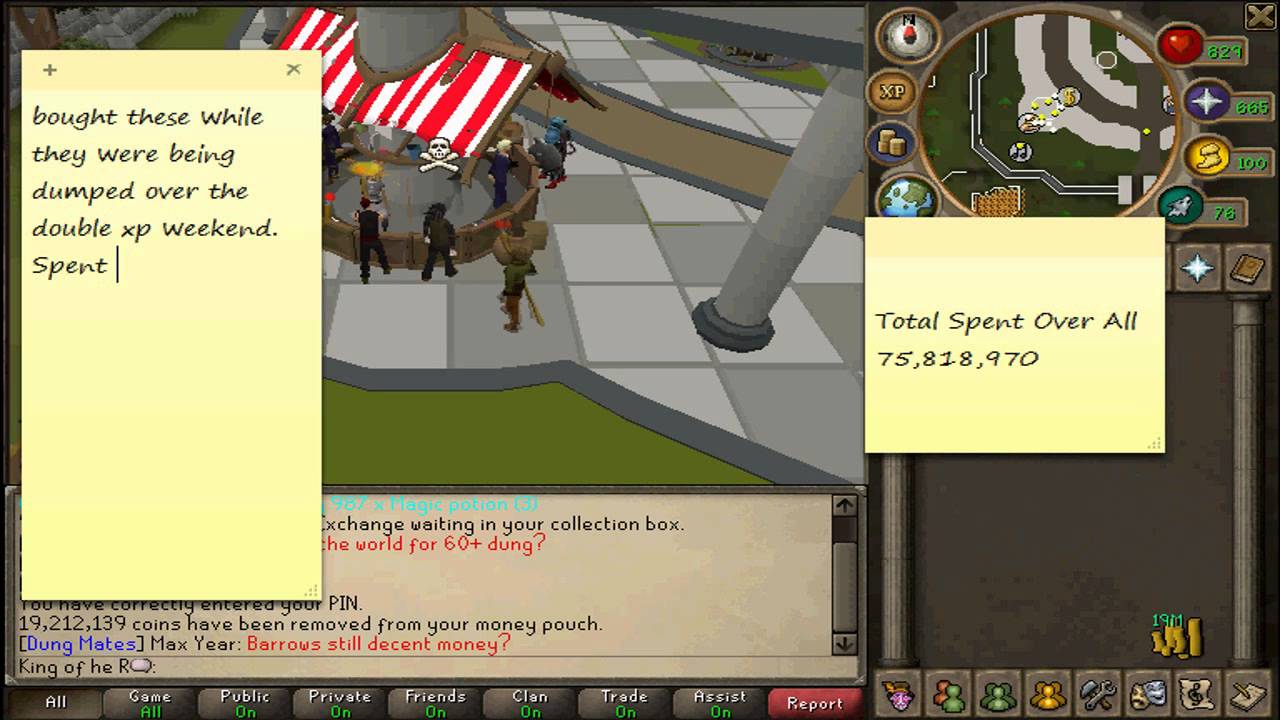 Finishing Double XP Merch