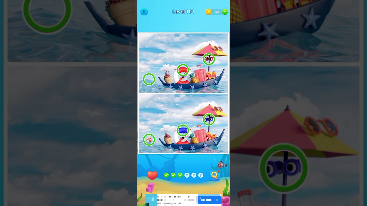 Spot and Find the Differences Level 101