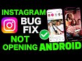 Instagram Stopped Working Android ? Instagram Not Opening Today Fix? Instagram Bug? Instagram Error?