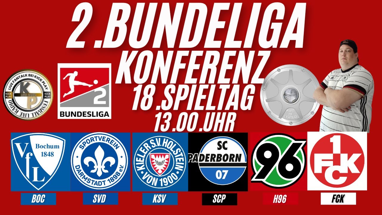 LIVE 2.Bundesliga Konferenz 18.Spieltag 