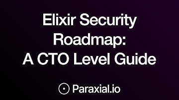 Elixir Security Roadmap: A CTO Level Guide