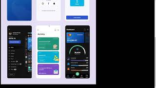 Finology - Money Management App XD Template finance app screenshot 1