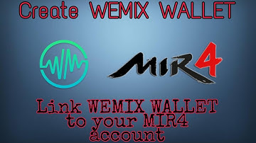 Create Wemix Wallet Account | Link Wemix Wallet to Mir4 Account Full Guide thru Mobile
