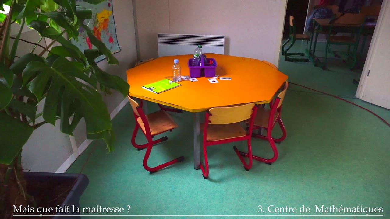Aménagement de classse - le centre des mathématiques