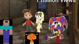Evil Nun The horror game to save Pomni and Sprunki Baby Oren from Evil nun's Horror School Episode 1