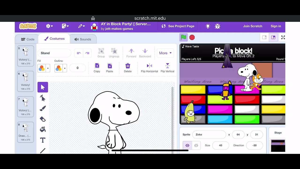 AY in block party draw