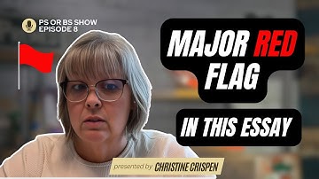 This Personal Statement Has A Major Red Flag | PS or BS Episode 8