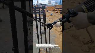 Ultimate Rebar Cutter Attachment Slices Steel in Seconds! #Construction #Rebar #Tools