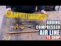 Adding Compressed Air Line To Shop | JIMBO&#39;S GARAGE