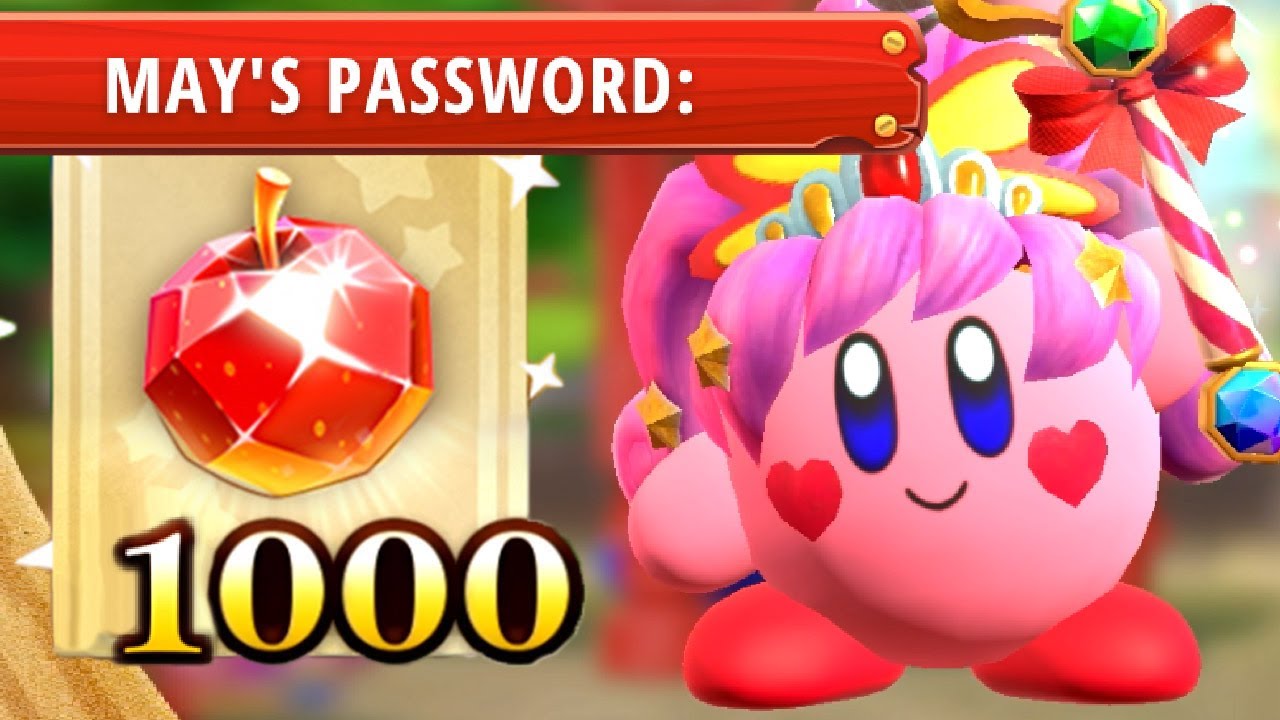 Super Kirby Clash: May 2021 Password! (Free Gem Apples) - YouTube