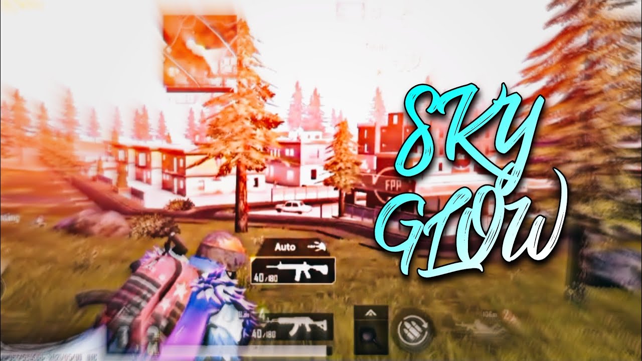 Sky Glow🔥💥 // pubg mobile new update barood gaming pubg montage  wondershare filmora