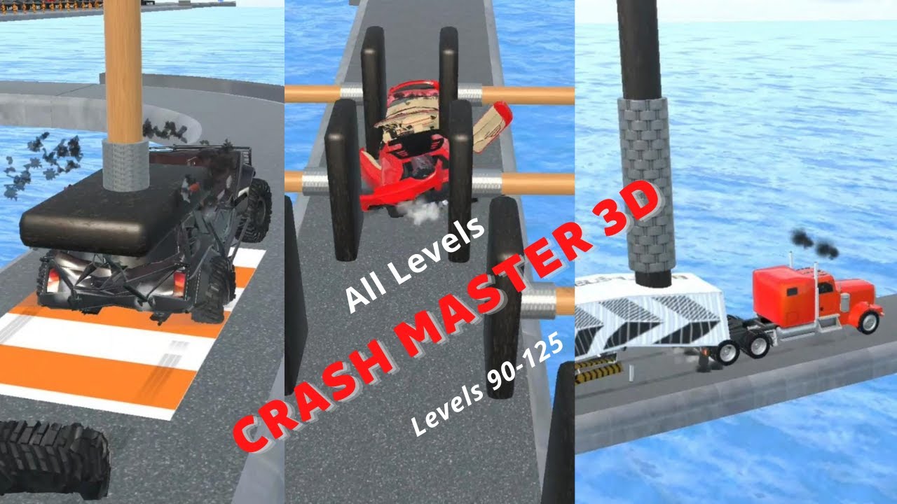 Crash Master 3D All Levels 90-125 Android Gameplay with TimeStamp Anridroid Games Car Games
