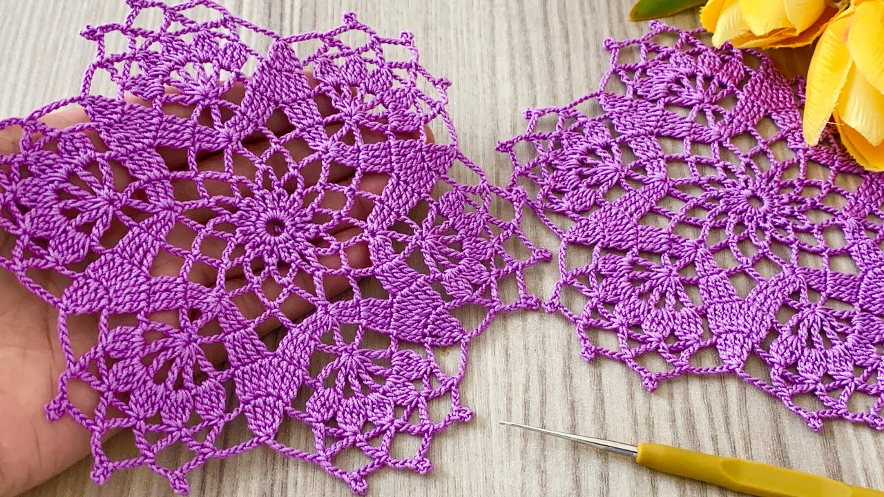 Unique New Design❗️Crochet Motif Pattern Tutorial for Beginners