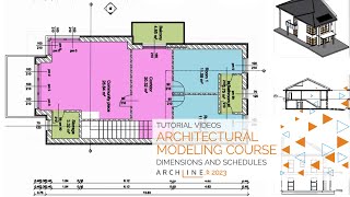 Architectural Modeling Course Part 5 - Dimensions and annotations - ARCHLine.XP