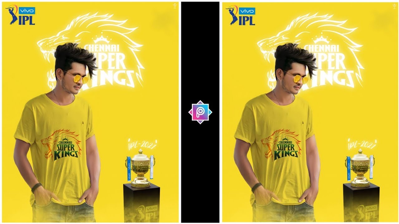 IPL Photo Editing PicsArt || PicsArt IPL Chennai Super Kings (CSK) Photo Editing || CSK IPL 2021