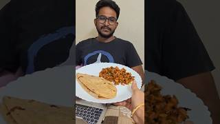 chapathi with carrot curry#dinner#couple#cooking#trending#ytshorts#subscribe