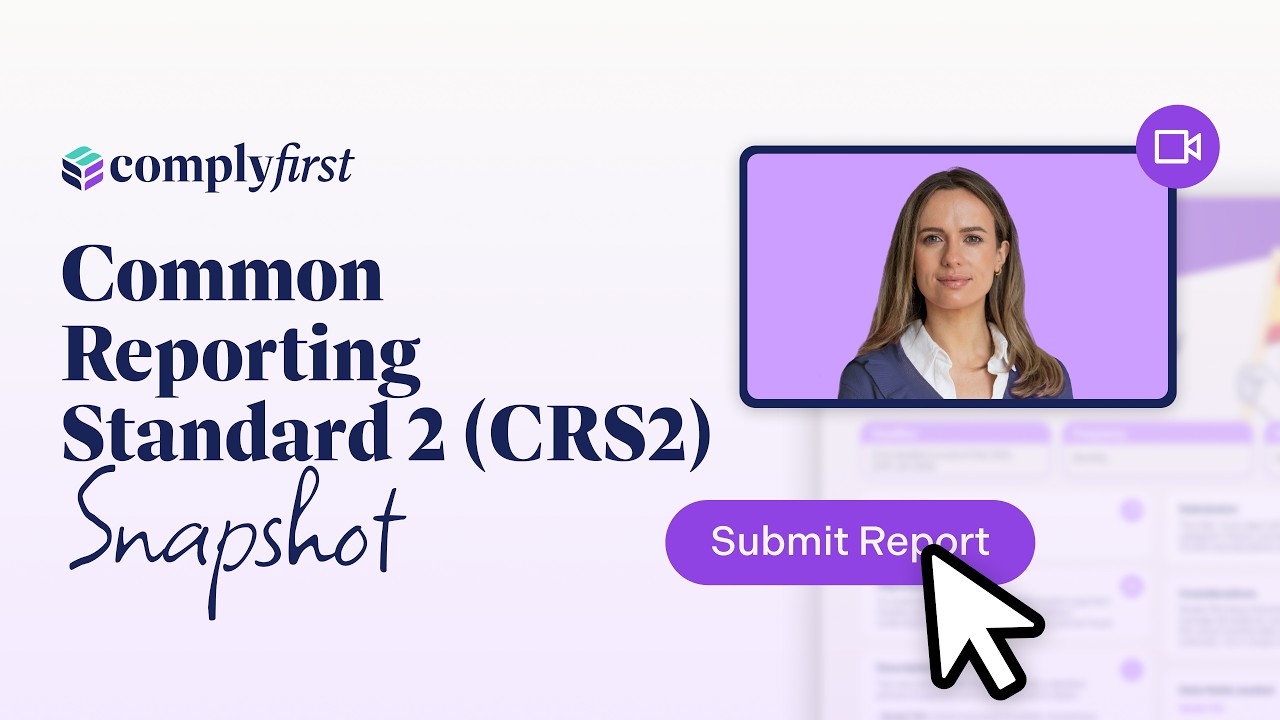 Common Reporting Standard 2 (CRS2) Reporting Snapshot - YouTube