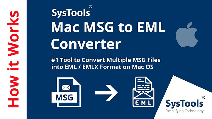 Convert MSG File to EML Using Amazing Mac MSG to EML Converter Tool