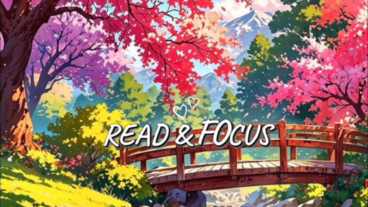 3 HOURS Study Music | Calm Piano by the River Bridge | Deep Focus & Reading