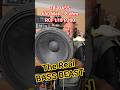 Vintage 18" BASS SPEAKER Sound RCF L18 P300 BASS BEAST SPEAKERS Showdown