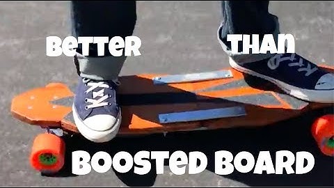 DIY ELECTRIC SKATEBOARD BETTER THAN BOOSTED BOARD