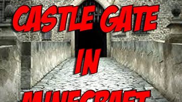 Castle Gates in Vanilla Minecraft | Command Block Creation