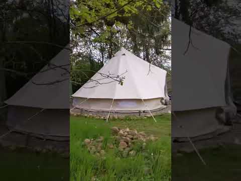 Séjour en pleine campagne, à la ferme et dans une jolie et confortable tente de glamping.