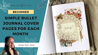 1 Year Of Quick & Easy Bullet Journal Cover Pages | Bujo Set Up In Less Than 10 Minutes!
