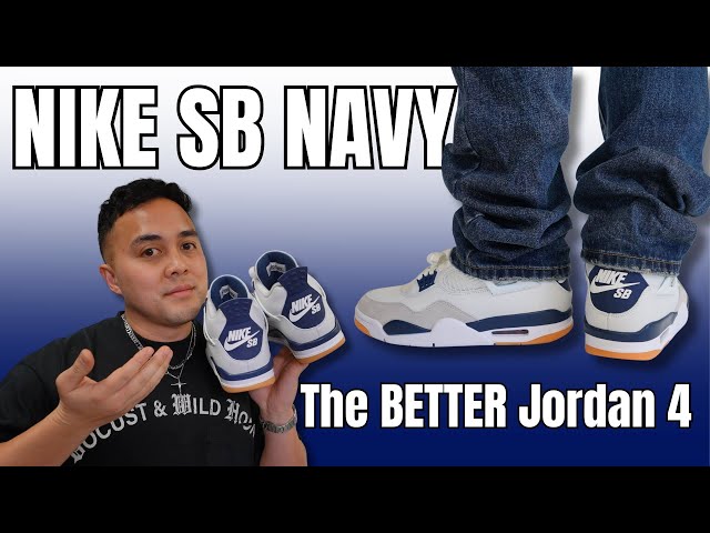 I paired the Nike SB Jordan 4 Navy with EVERY STYLE OF PANT! - YouTube