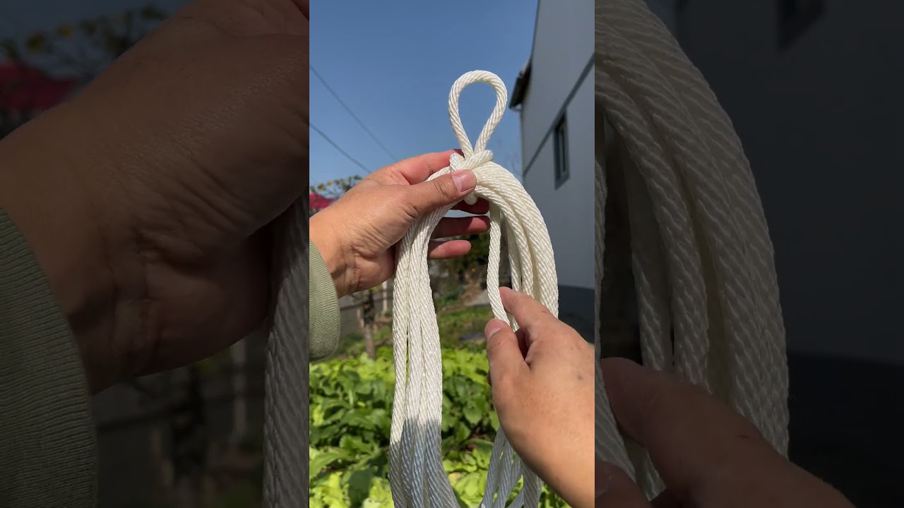 Rope Coiling Knot - simple yet works