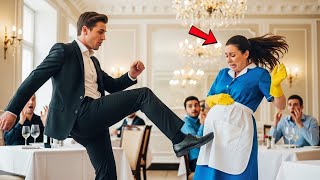 картинка: Миллионердің ұлы аяғы ауыр әйелді ұрды… Бірақ оның күйеуін кім екенін білмеді