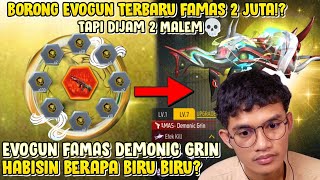 SPIN EVOGUN FAMAS 2 JUTA TERBARU JAM 2 MALEM TERNYATA HOKI BANGET!💀 BORONG EVOGUN TERBARU FAMAS 2 JT