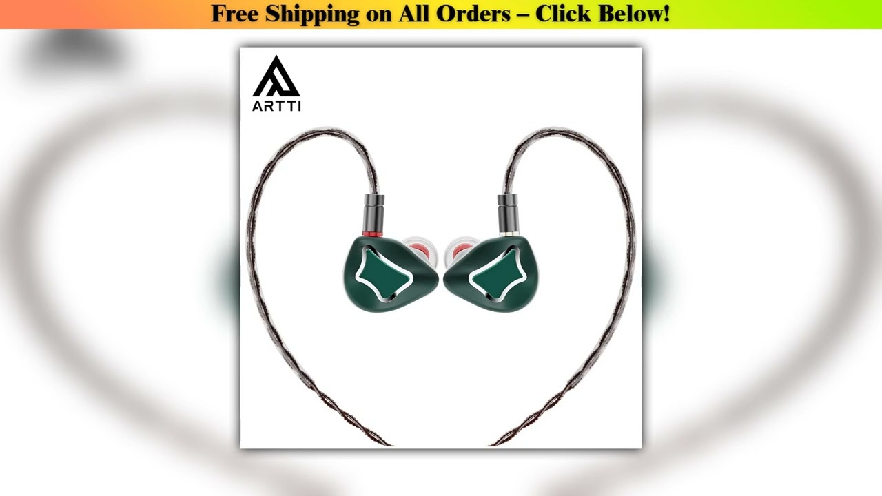 ARTTI R1&T10 In-Ear HIFI Earphones IEMs 3DD Wired Earphone Dynamic Driver Stereo Monitor Headphone