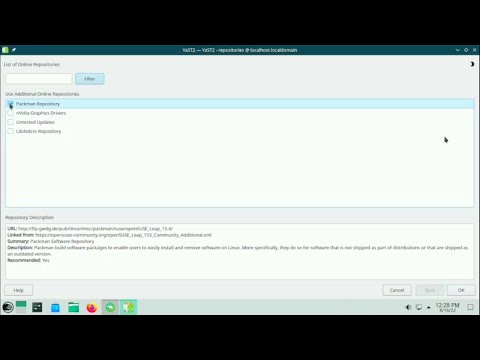 Install restricted codecs in Opensuse Leap 15.4 using Packman Repository