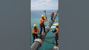 Hoogste BRUGconstructie: de ene fout die de kabel deed breken! #fail #bridge #engineering #feed