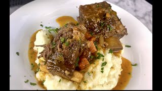 RED WINE BRAISED SHORT RIBS