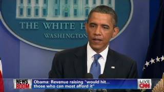 CNN: Obama 'will not accept a deal' on debt ceiling